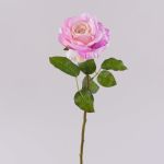 Rose synthétique WINAKAS, rose-crème, 35cm, Ø10cm