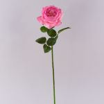 Rose synthétique GINAKAL, rose, 65cm