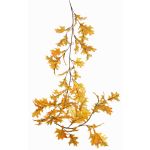 Guirlande de chêne artificielle ERASMIA, jaune-orange, 180cm