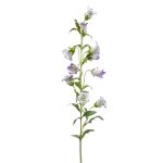 Deko Kunstblume Glockenblume AIMI, helllila-weiß, 90cm, Ø3-5cm
