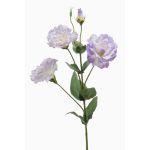 Fleur artificielle Lisianthus JENO, lilas clair-crème, 65 cm, Ø 7-9 cm