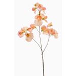 Fleur artificielle pois de senteur KANZI, couleur pêche, 75cm, Ø4-7cm