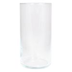 Vase cylindrique en verre SANYA OCEAN, transparent, 25cm, Ø12,5cm