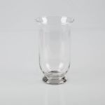 Bougeoir/Vase LEA AIR en verre, transparent, 24cm, Ø 14cm