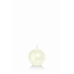 Bougie ronde MAEVA, ivoire, Ø4,5cm, 4h - Made in Germany