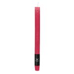 Bougie chandelle AURORA, framboise, 27cm, Ø2,2cm, 10h - Made in Germany