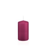 Bougie votive / bougie cylindrique MAEVA, magenta, 12cm, Ø6cm, 40h - Made in Germany
