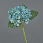 Fleur en tissu Hortensia EGIA, bleu, 50cm