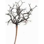 Kunst Koralle SPUNKY auf Steckstab, Glitzer, schwarz, 20cm