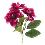 Branche décorative Magnolia DANSA, fuchsia, 35cm