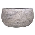 Coupe en céramique AGAPE avec veinure, blanc-brun, 15cm, Ø33cm