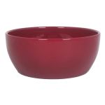 Coupe de fleurs en céramique TEHERAN BRIDGE, rouge vin, 9,5cm, Ø24,5cm