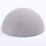 Demi-boule en mousse YERAY pour fleurs artificielles, gris, 13cm, Ø25cm