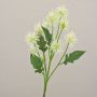 Branche décorative Chardon boule GESKENDA, crème-blanc, 60cm
