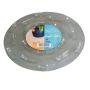 Soucoupe ronde pour pot de fleurs DUNIK en plastique, transparente, 2 cm, Ø 40 cm