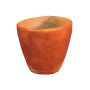 Cache-pot en terre cuite KELVAR, fait main, 6cm, Ø6cm