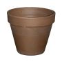 Cache-pot en terre cuite DUNARI, marron, 12cm, Ø13cm