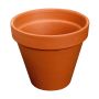 Cache-pot en terre cuite DUNARI, 15cm, Ø17cm