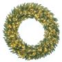 Couronne de sapin artificielle AMARILLO, verte, LED, Ø60cm