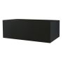 Jardinière rectangulaire NALTIS en plastique, noire, 100 x 40 x 41 cm