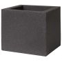 Pot de fleurs TALVEN en plastique, noir, 50 x 50 x 50 cm