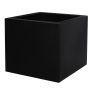 Pot de fleurs TALVEN, plastique, noir, 50 x 50 x 50 cm