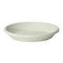 Soucoupe ronde pour pot de fleurs DONIKA en plastique, avec des trous, ivoire, 4cm, Ø22cm