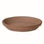 Soucoupe pour pot de fleurs en terre cuite ARVOK, ronde, patinée, 1,9 cm, Ø 11 cm