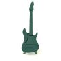 OASIS® Mousse à piquer humide Guitare électrique , support en bois Bioline, socle en bois, vert, 80x25x6cm