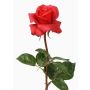 Rose décorative AMELIE, rouge, 70cm, Ø8cm