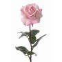 Rose décorative AMELIE, rose, 70cm, Ø8cm
