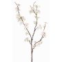 Branche décorative de pommier en fleurs LOUISA, crème-blanc, 80cm, Ø3-4cm