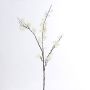 Branche décorative de pommier en fleurs LOUISA, crème-blanc, 85cm