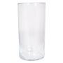 Vase cylindrique SANYA OCEAN en verre, transparent, 30cm, Ø15cm
