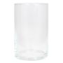 Vase en verre Cylindre SANYA OCEAN, transparent, 20cm, Ø11,5cm