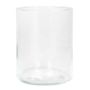Bougeoir en verre Cylindre SANYA OCEAN, transparent, 15cm, Ø11,5cm
