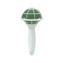 OASIS® Mousse à piquer humide Support de bouquet de mariée avec une poignée en plastique, grille, vert, Ø8cm