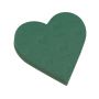 OASIS® Mousse à piquer humide Cœur, décoration de mariage, fond en mousse rigide Foam Frames, vert, 31x29x6cm