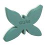 OASIS® Mousse à piquer humide Papillon , fond en mousse rigide de polystyrène, vert, 34,5x27,5x6cm