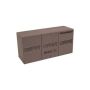 OASIS® Maxlife Mousse à piquer humide Brique avec des lignes de découpe, NatureSource 20 % de matières premières biosourcées, brun, 23x11,5x7,5cm