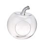 Terrarium boule TISOA en forme de pomme, transparent, 26cm, Ø24cm