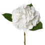 Fleur en plastique Hortensia KLUVT, blanc, 50cm