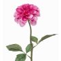 Fleur synthétique dahlia TOWMER, collection Eco, fuchsia, 55cm