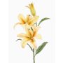 Lys tigré artificiel KRAWEL, collection Eco, jaune, 85 cm, Ø 21 cm