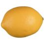 Fruit artificiel Citron KUNFER, jaune, 8,5cm, Ø5,5cm