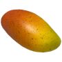 Fruit artificiel Mangue WERTU, orange-jaune-vert, 14,5cm, Ø8cm