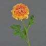 Fleur décorative Renoncule GRINTEL, abricot, orange-saumon, 45cm, Ø9cm