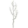 Branche de bouleau artificielle SNEFLO, argent, 75cm
