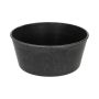 Coupe ronde KIKINA en plastique, noir, 10cm, Ø24cm