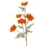 Branche artificielle Chrysanthème PRUDENCE, collection écologique, orange-jaune, 75cm, Ø5-6,5cm